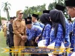 Bupati OKI Lantik 490 PPPK, Ingatkan Soal Amanah dan Profesionalisme