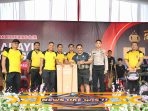 Solidaritas di HUT Bhayangkara ke-79: Polres OKI Gelar Olahraga Bersama