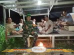Patroli Malam dan Komsos Dampingi Pemuda & Tokoh Masyarakat di Desa Soak Batok Indralaya