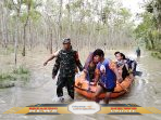 Banjir Guncang Lempuing dan Mesuji OKI, TNI Bersinergi Instansi Terkait Evakuasi Warga dan Siapkan Bantuan Penuh